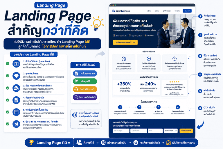 Landing Page สำคัญกว่าที่คิด