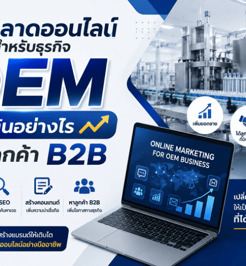 เทคนิคทำ SEO สำหรับธุรกิจ OEM ให้ติด Google แบบระยะยาว